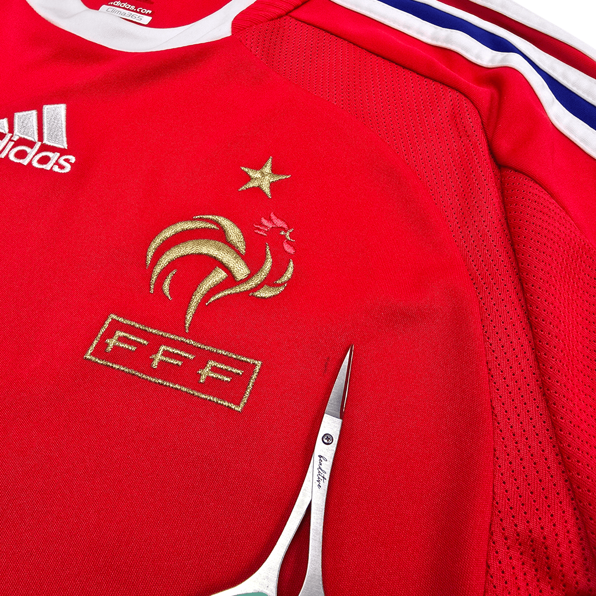 2008/09 France Away Football Shirt (M) Adidas 12 Henry - Football Finery - FF304383