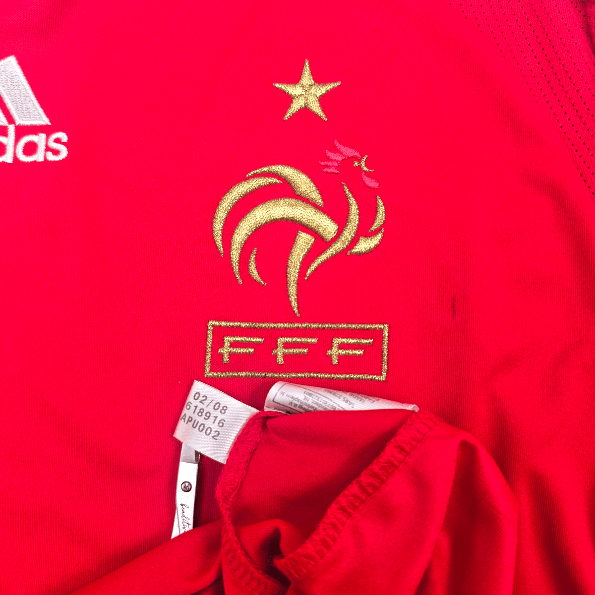 2008/09 France Away Football Shirt (M) Adidas 12 Henry - Football Finery - FF304383