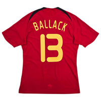2008/09 Germany Away Football Shirt (M) Adidas 13 Ballack - Football Finery - FF305619