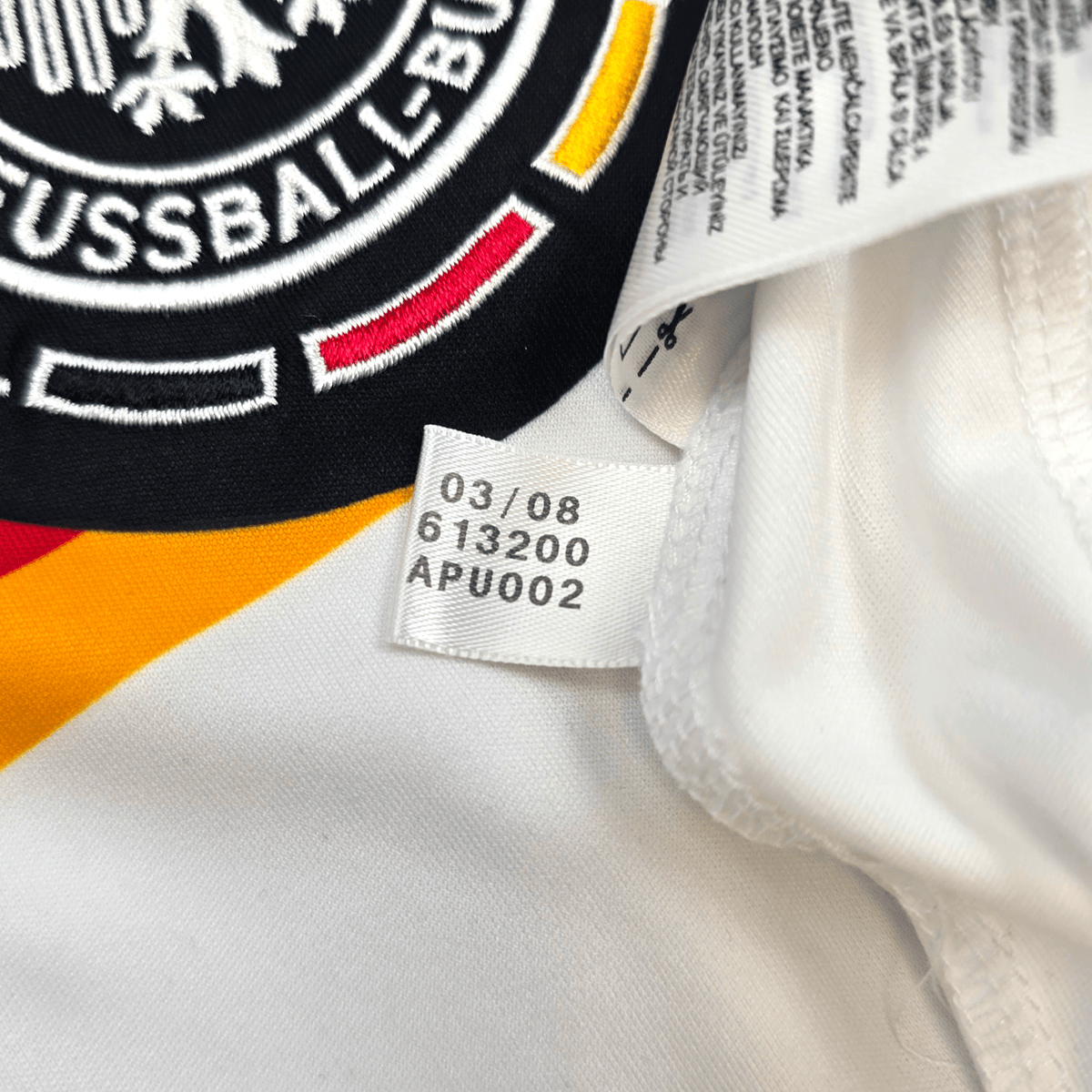 2008/09 Germany Home Football Shirt (L) Adidas 16 Lahm - Football Finery - FF302732