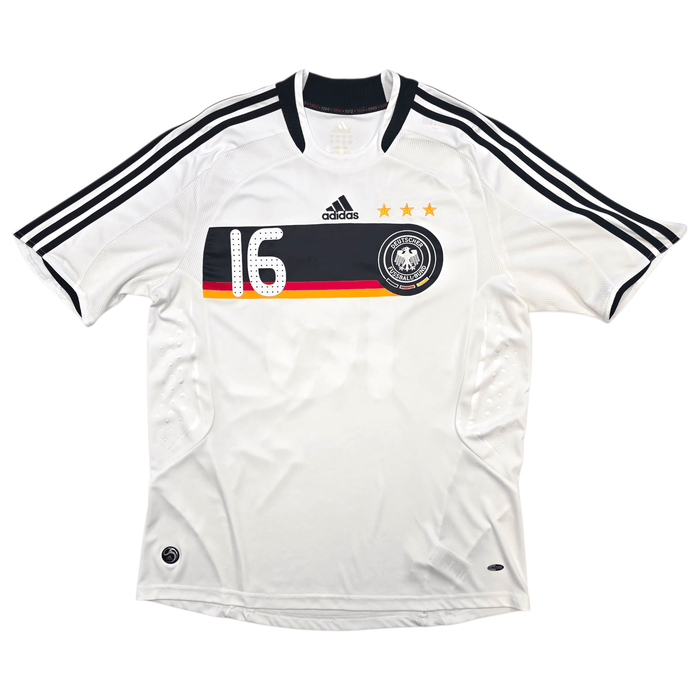 2008/09 Germany Home Football Shirt (L) Adidas 16 Lahm - Football Finery - FF302732