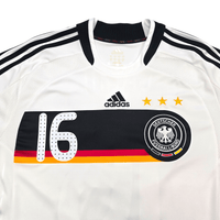 2008/09 Germany Home Football Shirt (L) Adidas 16 Lahm - Football Finery - FF302732