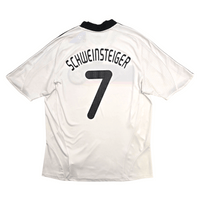 2008/09 Germany Home Football Shirt (L) Adidas 7 Schweinsteiger - Football Finery - FF301140