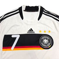 2008/09 Germany Home Football Shirt (L) Adidas 7 Schweinsteiger - Football Finery - FF301140