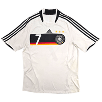 2008/09 Germany Home Football Shirt (L) Adidas 7 Schweinsteiger - Football Finery - FF301140