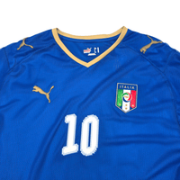 2008/09 Italy Home Football Shirt (XL) Puma 10 Totti - Football Finery - FF300392