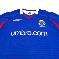 2008/09 Linfield Home Football Shirt (XL) Umbro 10 Carvill - Football Finery - FF302287