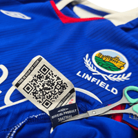 2008/09 Linfield Home Football Shirt (XL) Umbro 10 Carvill - Football Finery - FF302287