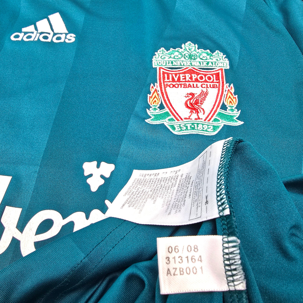 2008/09 Liverpool Third Football Shirt (L) Adidas 23 Carragher - Football Finery - FF305857