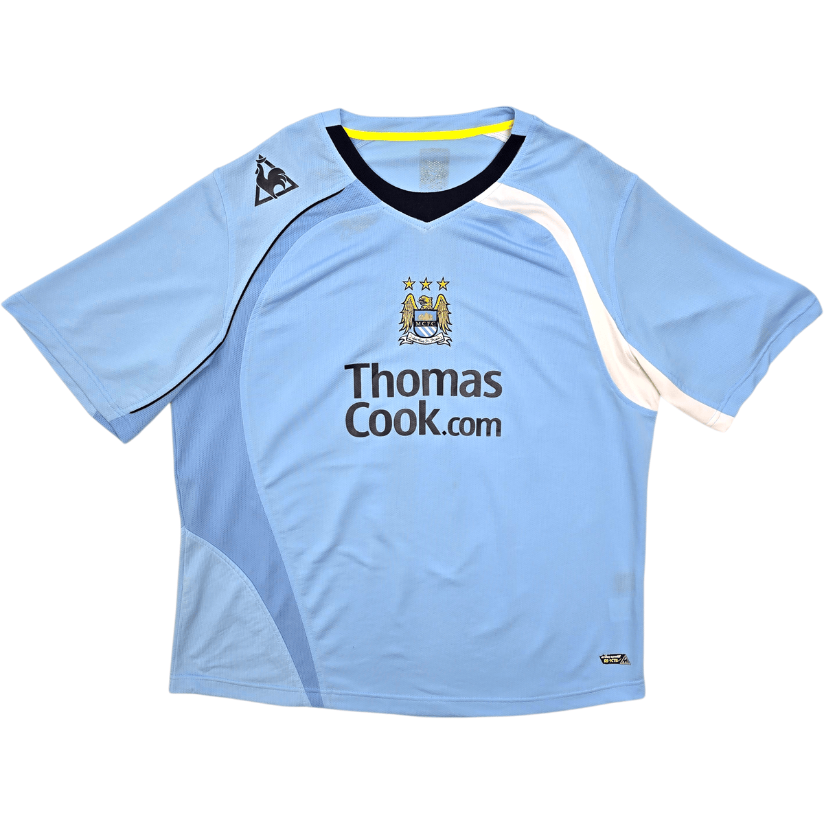 2008/09 Manchester City Home Football Shirt (2XL) Le Coq Sportif - Football Finery - FF303546