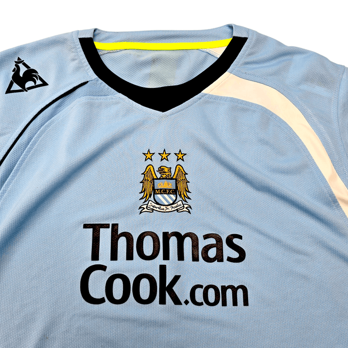 2008/09 Manchester City Home Football Shirt (2XL) Le Coq Sportif - Football Finery - FF304142