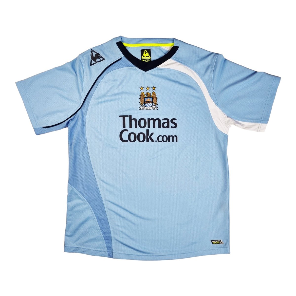 2008/09 Manchester City Home Football Shirt (L) Le Coq Sportif - Football Finery - FF202562