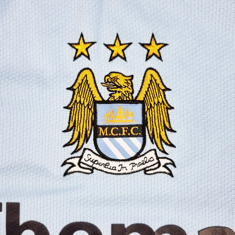 2008/09 Manchester City Home Football Shirt (L) Le Coq Sportif - Football Finery - FF202562