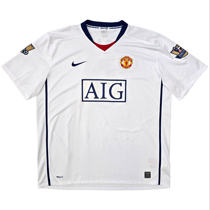 2008/09 Manchester United Away Football Shirt (2XL) Nike 9 Berbatov - Football Finery - FF304306