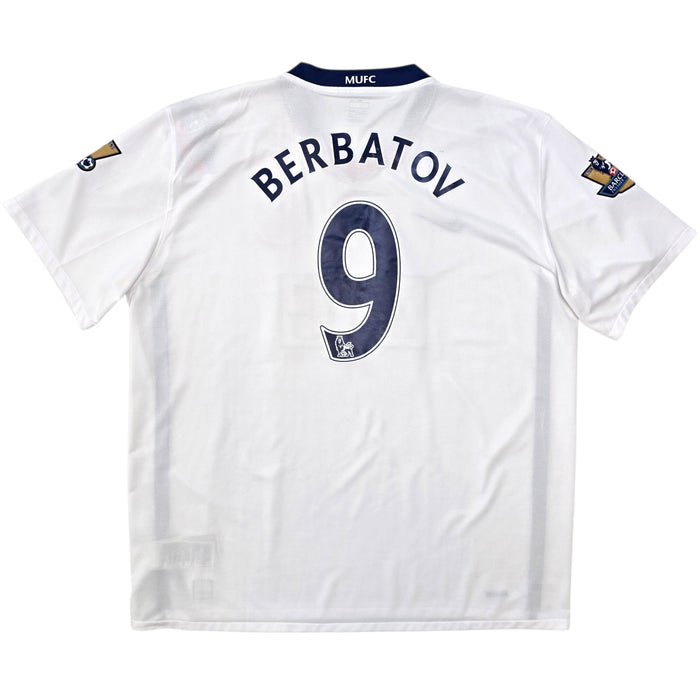 2008/09 Manchester United Away Football Shirt (2XL) Nike 9 Berbatov - Football Finery - FF304306