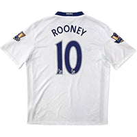 2008/09 Manchester United Away Football Shirt (L) Nike 10 Rooney - Football Finery - FF306379