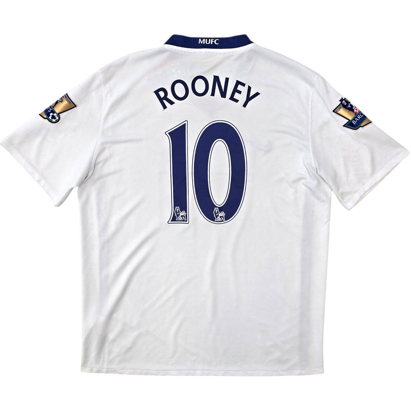 2008/09 Manchester United Away Football Shirt (L) Nike 10 Rooney - Football Finery - FF306379