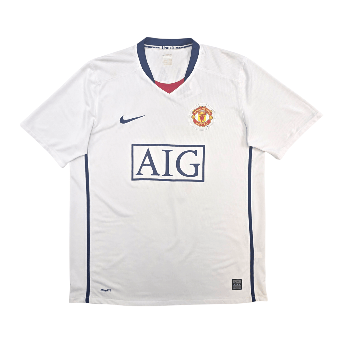 2008/09 Manchester United Away Football Shirt (L) Nike 7 Ronaldo - Football Finery - FF304335