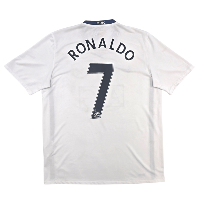 2008/09 Manchester United Away Football Shirt (L) Nike 7 Ronaldo - Football Finery - FF304335