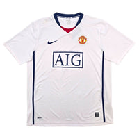 2008/09 Manchester United Away Football Shirt (L) Nike - Football Finery - FF305084