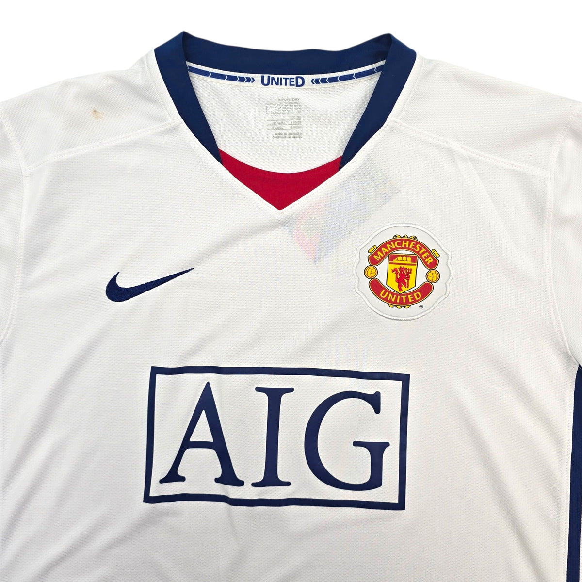 2008/09 Manchester United Away Football Shirt (L) Nike - Football Finery - FF305084