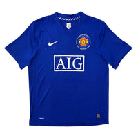 2008/09 Manchester United Third Football Shirt (L) Nike 15 Vidic - Football Finery - FF303519