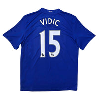 2008/09 Manchester United Third Football Shirt (L) Nike 15 Vidic - Football Finery - FF303519