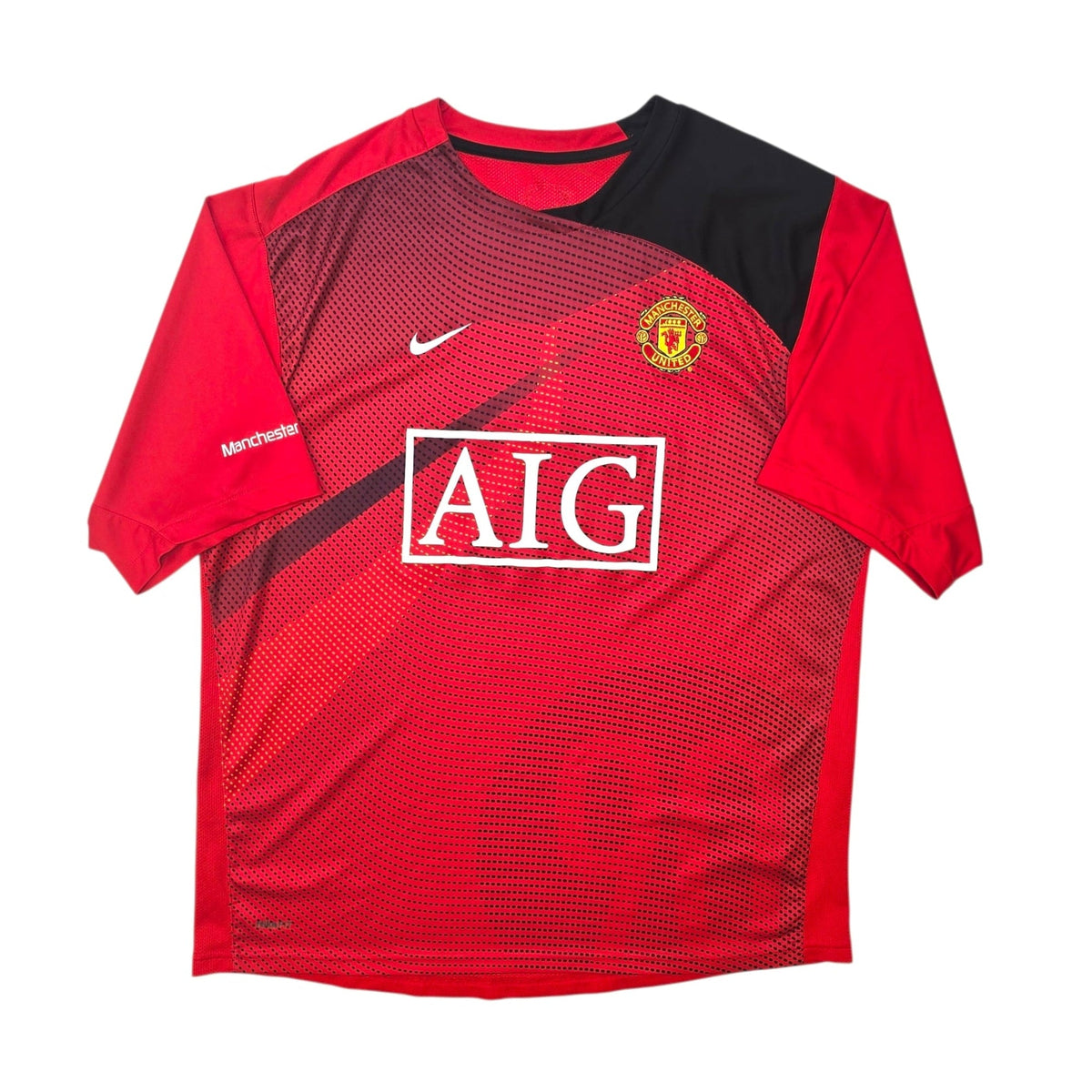 2008/09 Manchester United Training Shirt (L) Nike - Football Finery - FF305053
