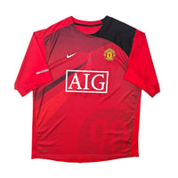 2008/09 Manchester United Training Shirt (L) Nike - Football Finery - FF305053