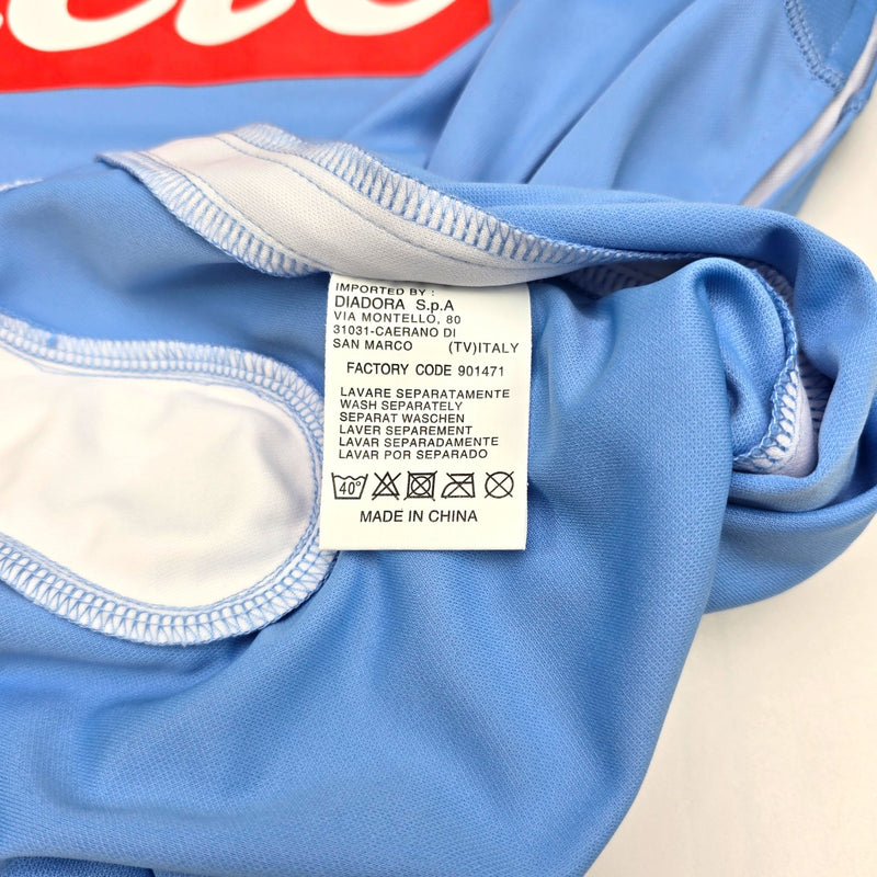 2008/09 Napoli Home Football Shirt (XL) Diadora - Football Finery - FF203840