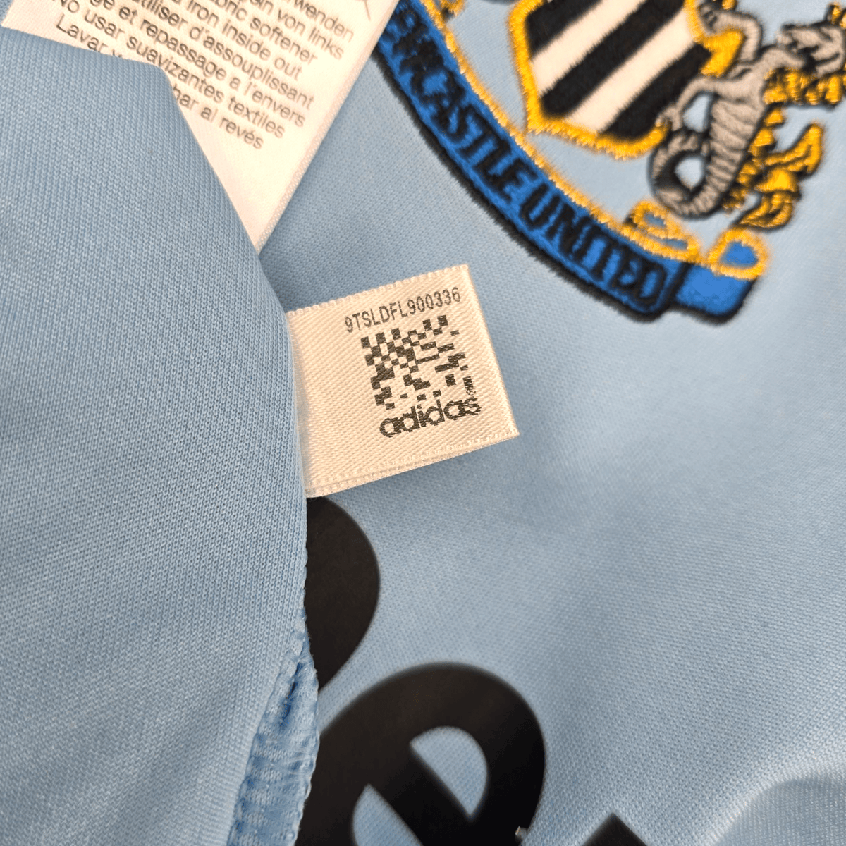 2008/09 Newcastle United Away Football Shirt (L) Adidas 10 Owen - Football Finery - FF301710
