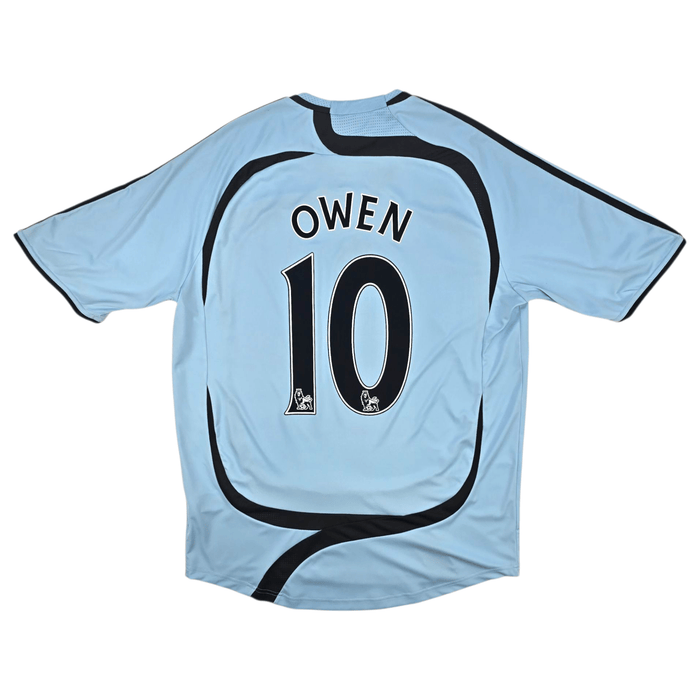 2008/09 Newcastle United Away Football Shirt (L) Adidas 10 Owen - Football Finery - FF301710