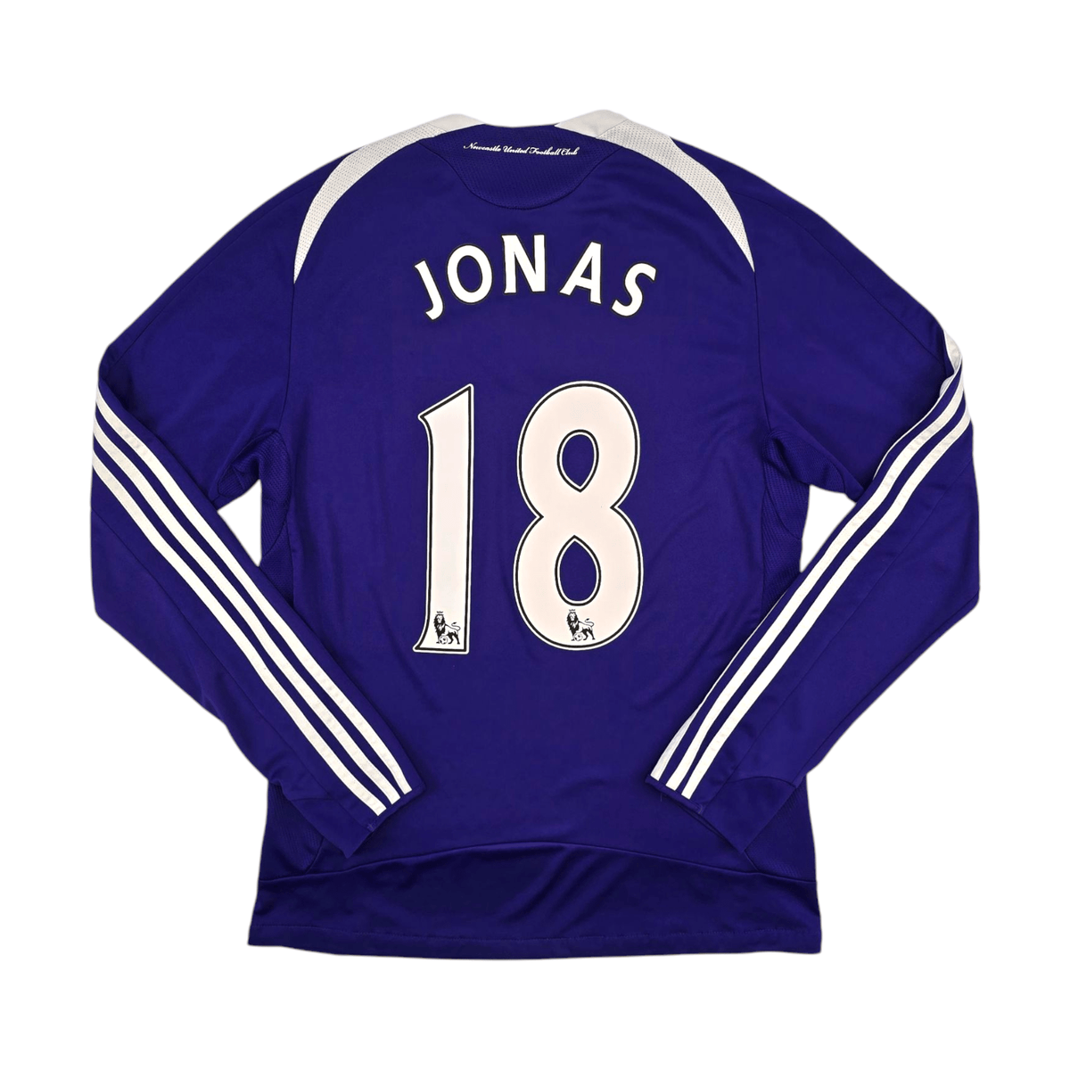 2008/09 Newcastle United Away Football Shirt (S) Adidas #19 Jonas - Football Finery - FF300554