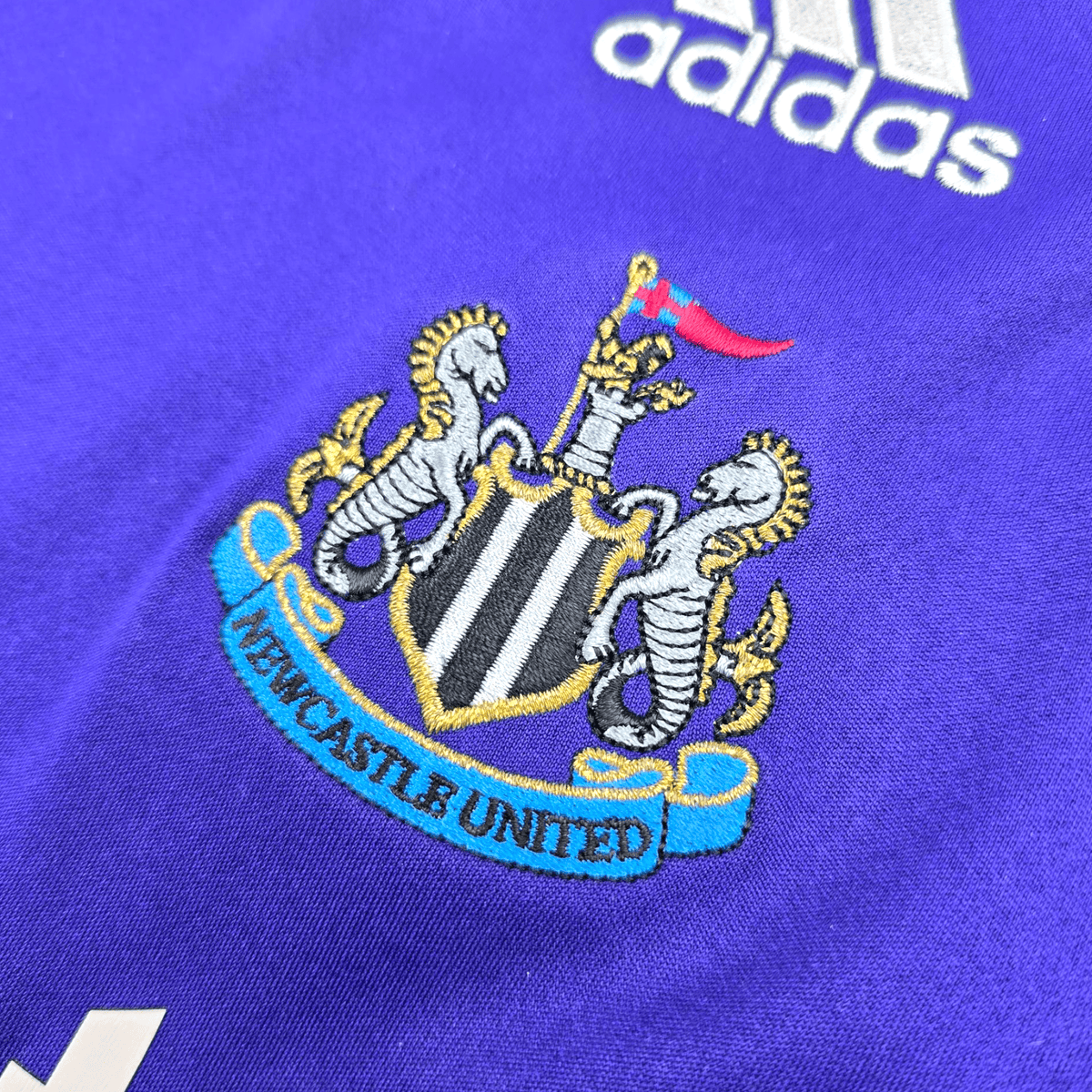 2008/09 Newcastle United Away Football Shirt (S) Adidas #19 Jonas - Football Finery - FF300554