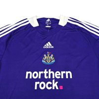 2008/09 Newcastle United Away Football Shirt (XL) Adidas 39 Carroll - Football Finery - FF301589