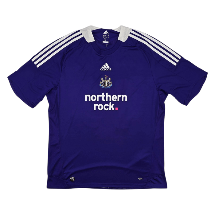 2008/09 Newcastle United Away Football Shirt (XL) Adidas 39 Carroll - Football Finery - FF301589