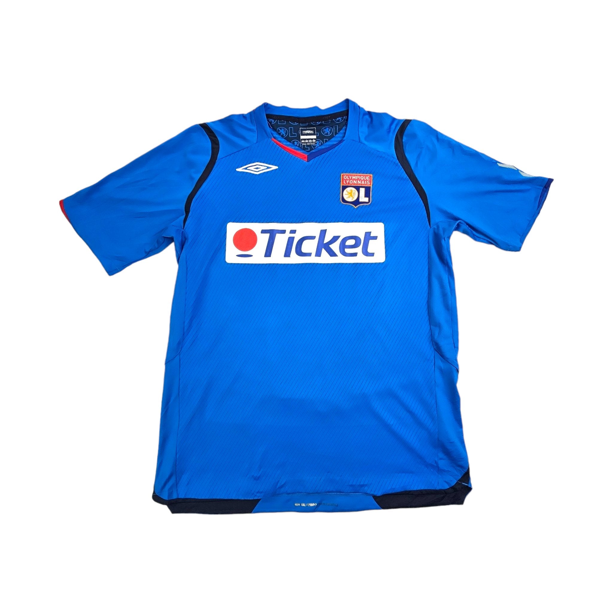 2008 09 Olympique Lyon Away Shirt Benzema Umbro Large – Football