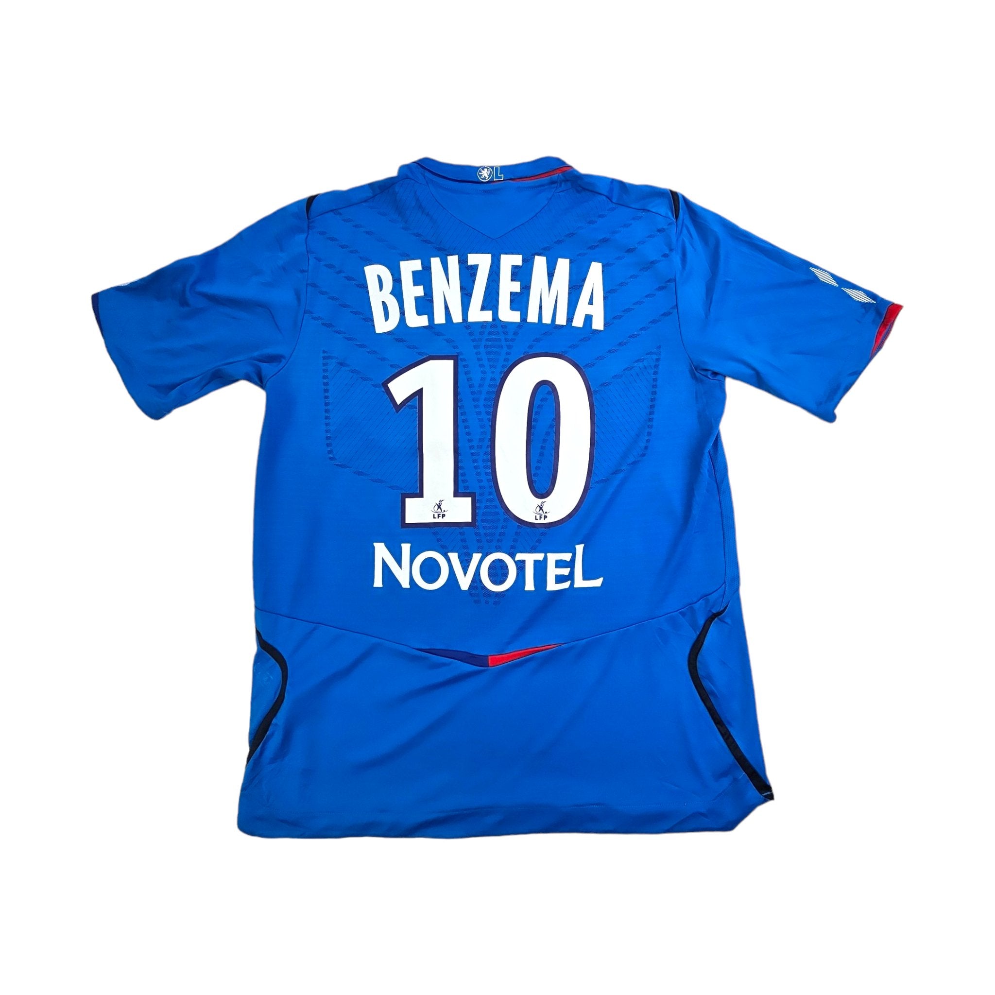 2008 09 Olympique Lyon Away Shirt Benzema Umbro Large – Football