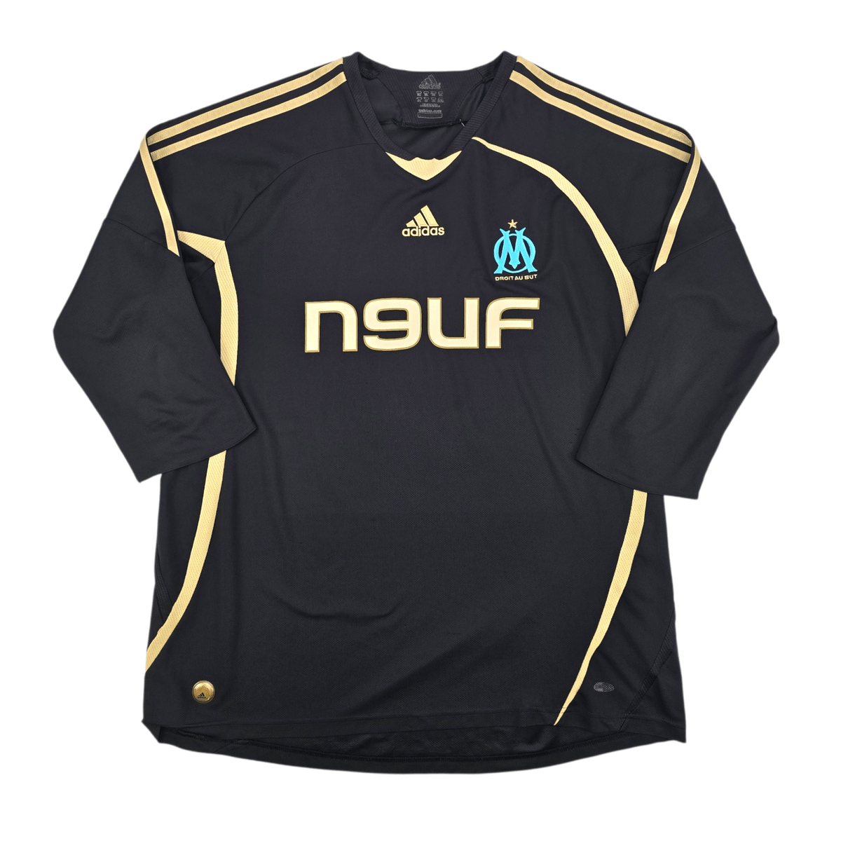 2008/09 Olympique Marseille Goal Keeper Football Shirt (2XL) Adidas - Football Finery - FF300578