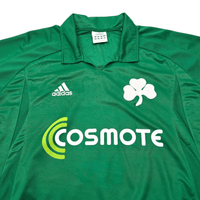 2008/09 Panathinaikos Home Football Shirt (L) Adidas (Centenary) - Football Finery - FF303657