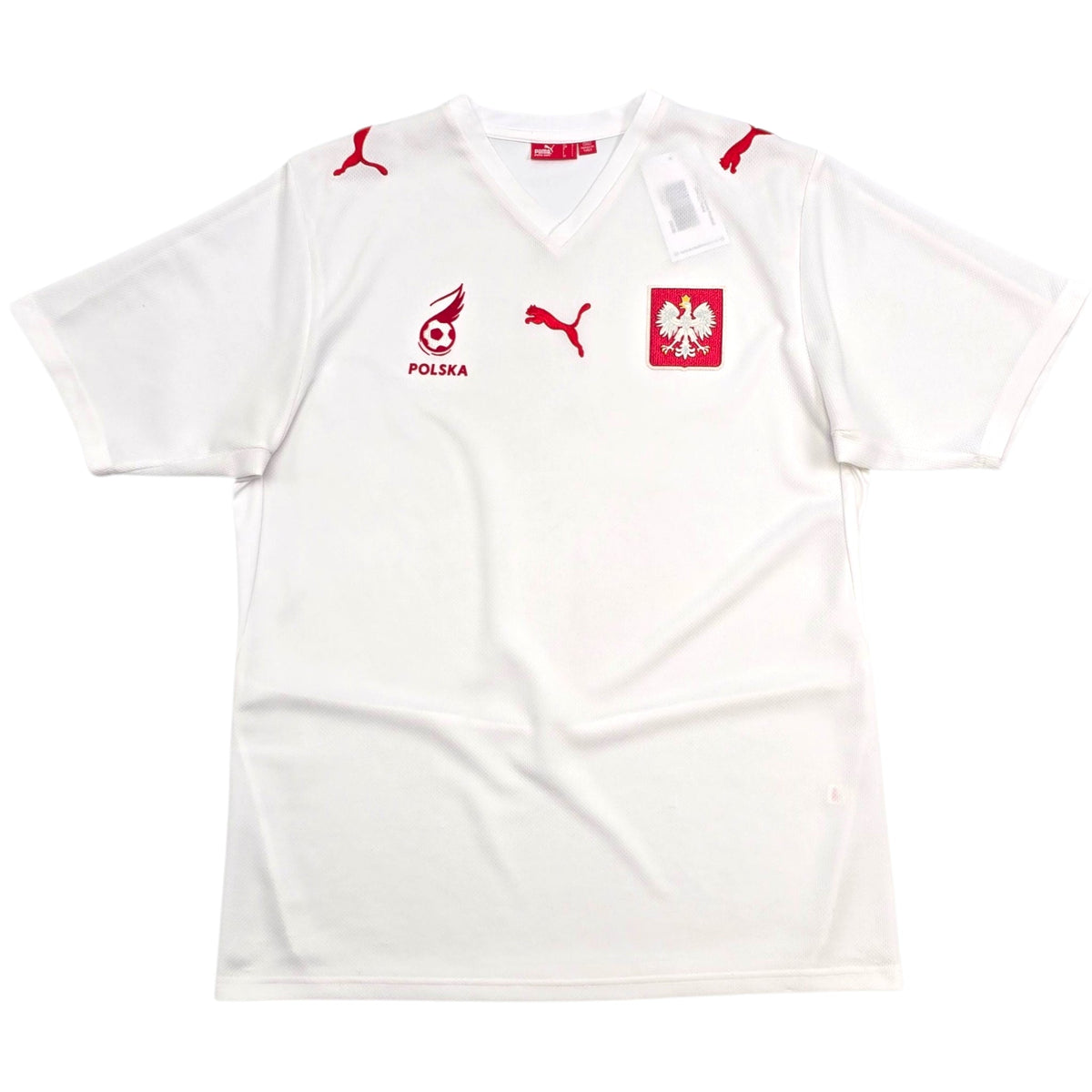 2008/09 Poland Home Football Shirt (L) Puma - Football Finery - FF305357