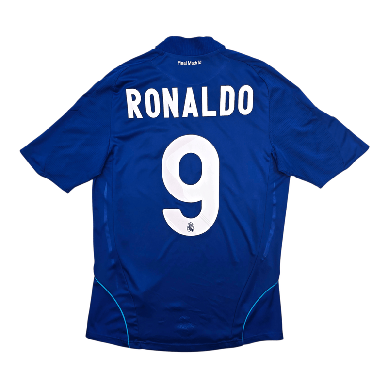 2008/09 Real Madrid Away Football Shirt (S) Adidas 9 Ronaldo - Football Finery - FF303500