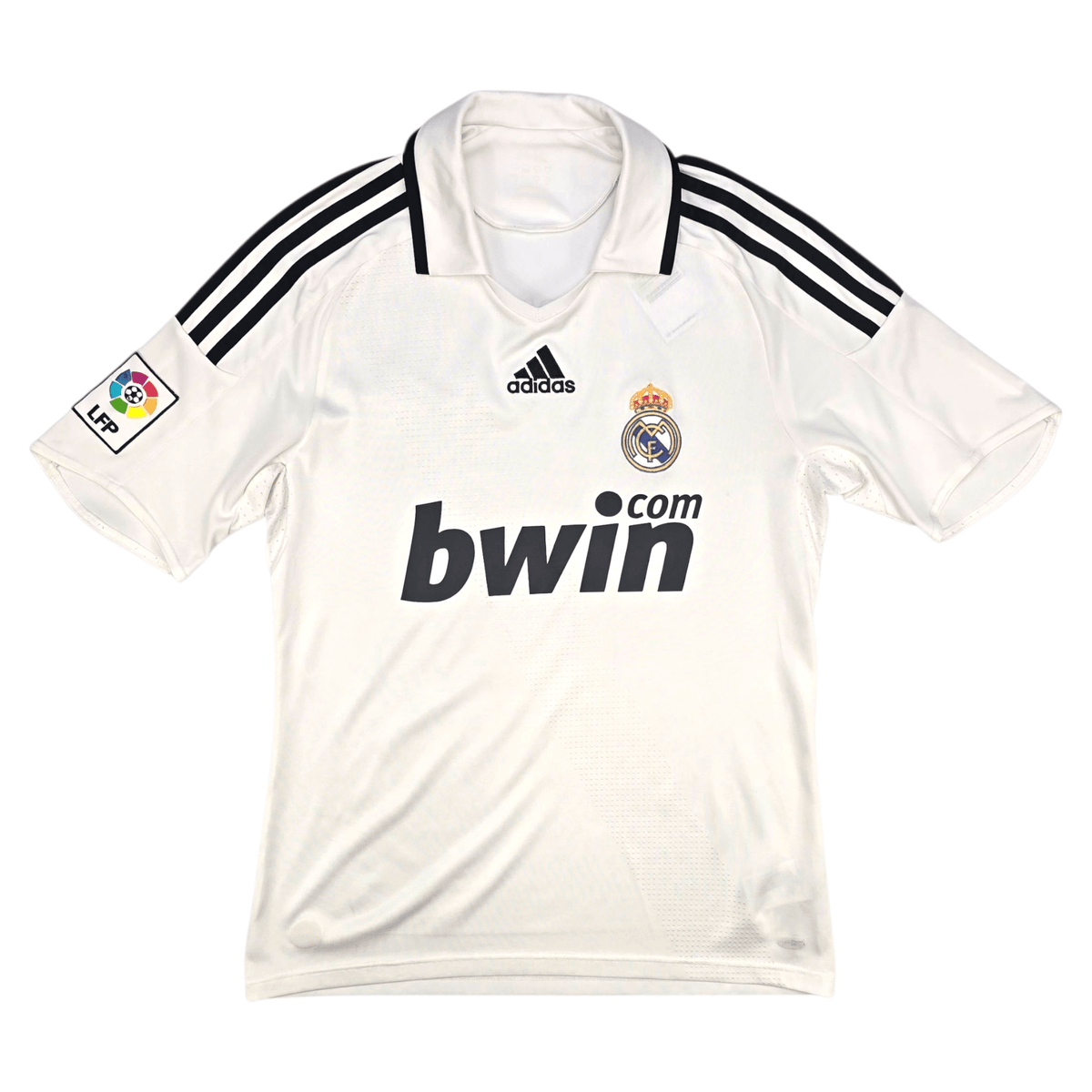 2008/09 Real Madrid Home Football Shirt (S) Adidas 17 V.Nistelrooy - Football Finery - FF302462