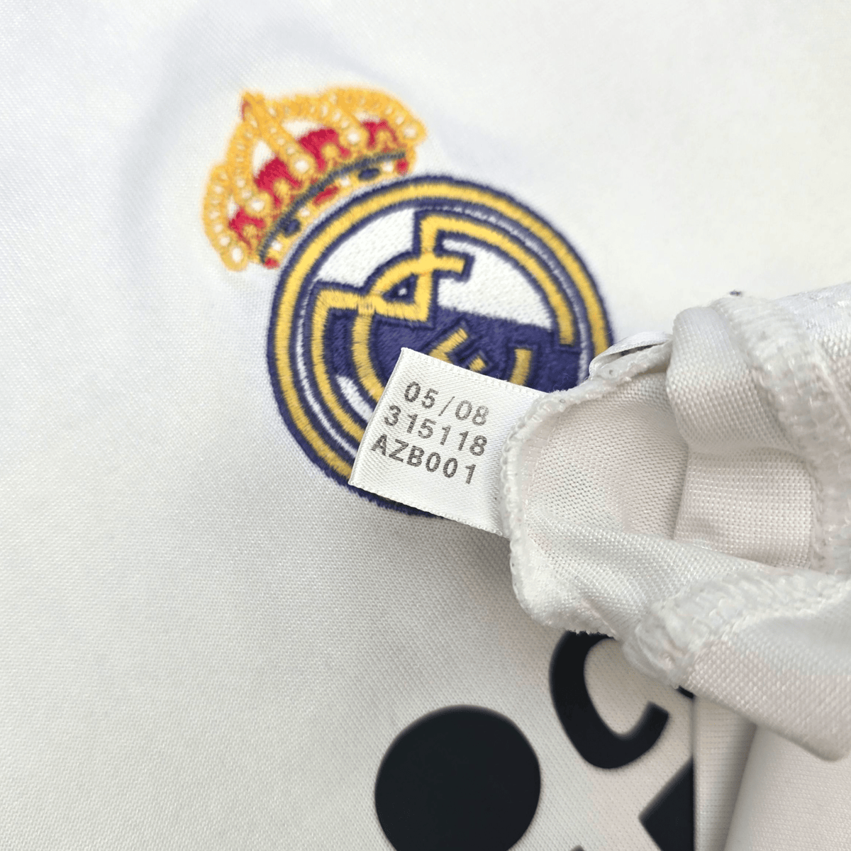 2008/09 Real Madrid Home Football Shirt (S) Adidas 17 V.Nistelrooy - Football Finery - FF302462