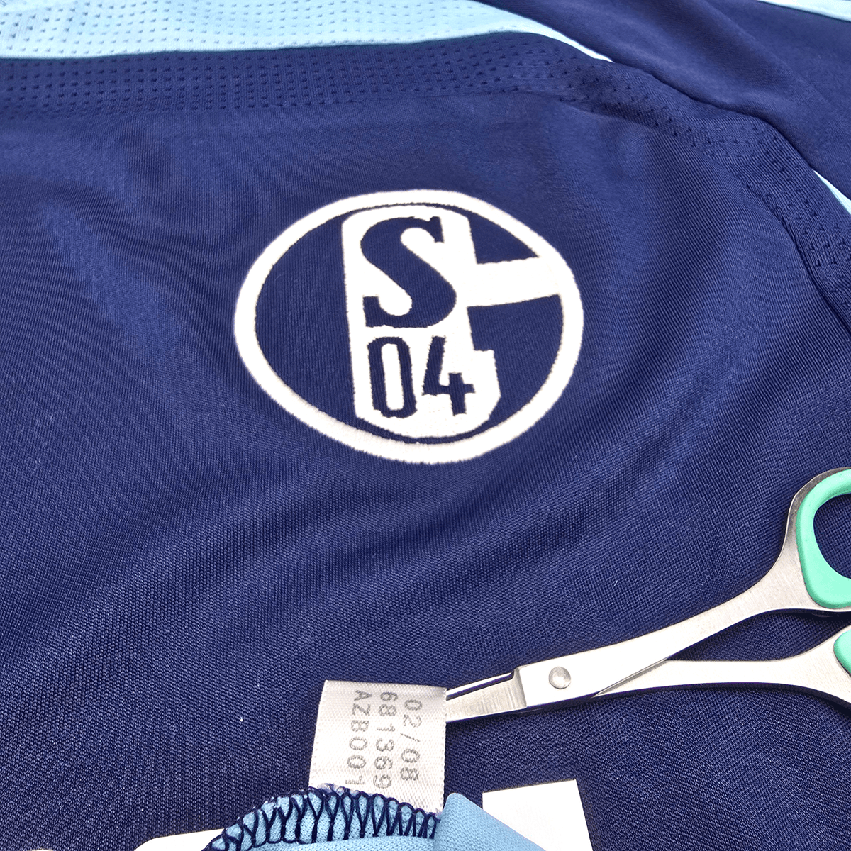 2008/09 Schalke 04 Third Football Shirt (L) Adidas - Football Finery - FF301889