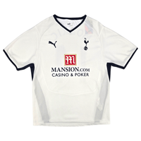 2008/09 Tottenham Hotspur Home Football Shirt (L) Puma 14 Modric - Football Finery - FF301573