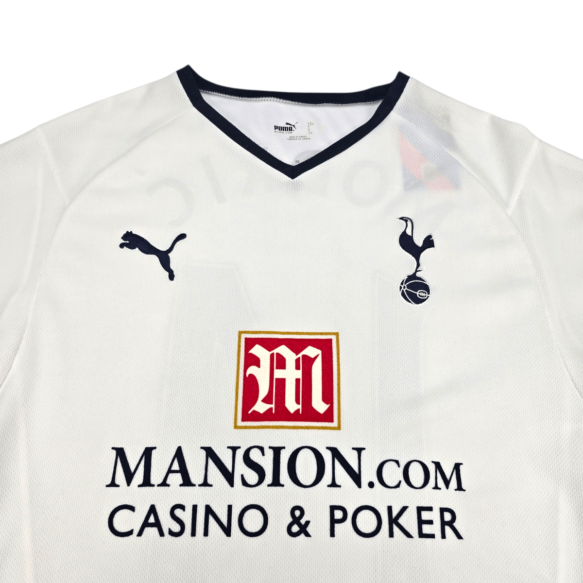 2008/09 Tottenham Hotspur Home Football Shirt (L) Puma 14 Modric - Football Finery - FF301573