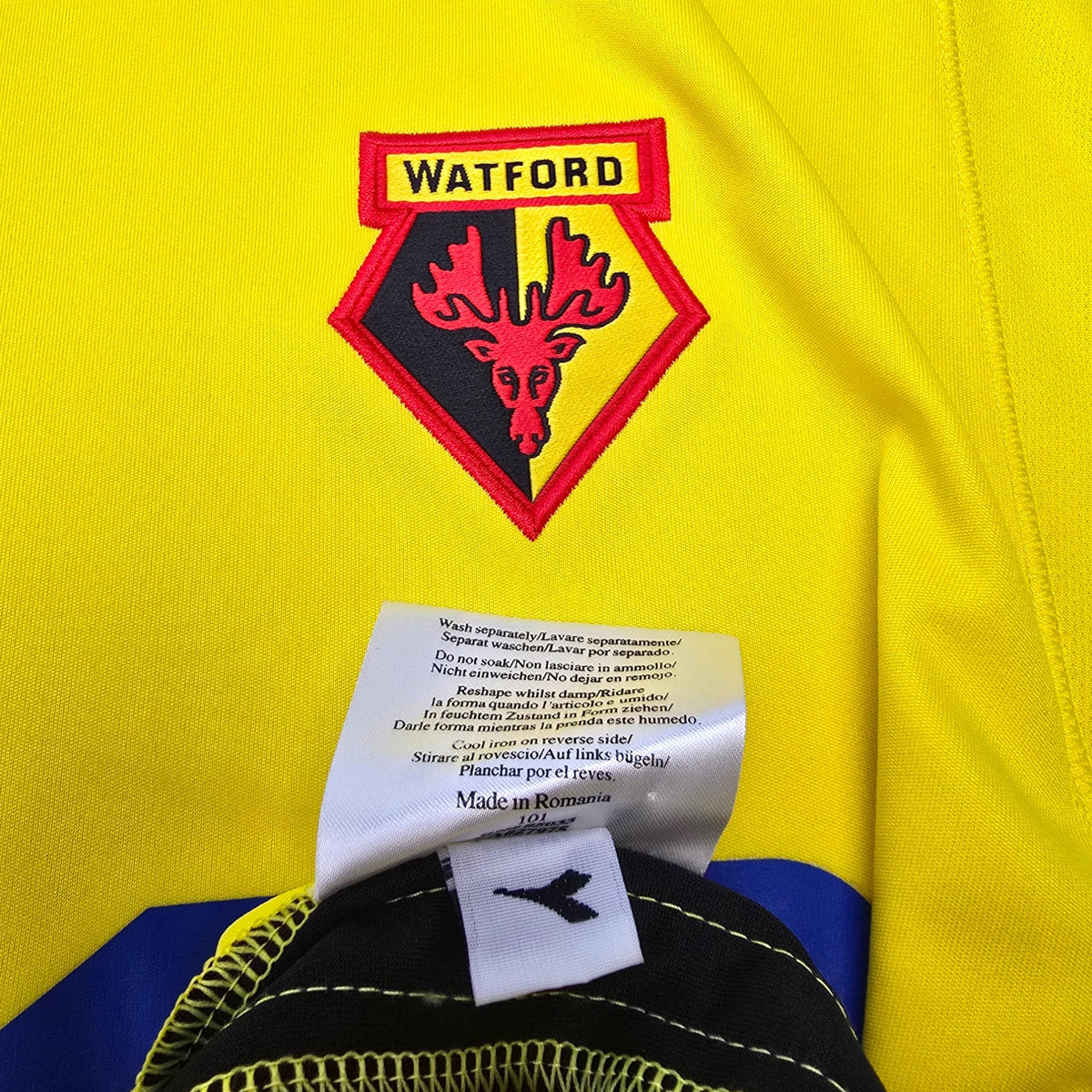 2008/09 Watford Home Football Shirt (XL) Diadora - Football Finery - FF304164