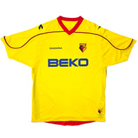 2008/09 Watford Home Football Shirt (XL) Diadora - Football Finery - FF304164