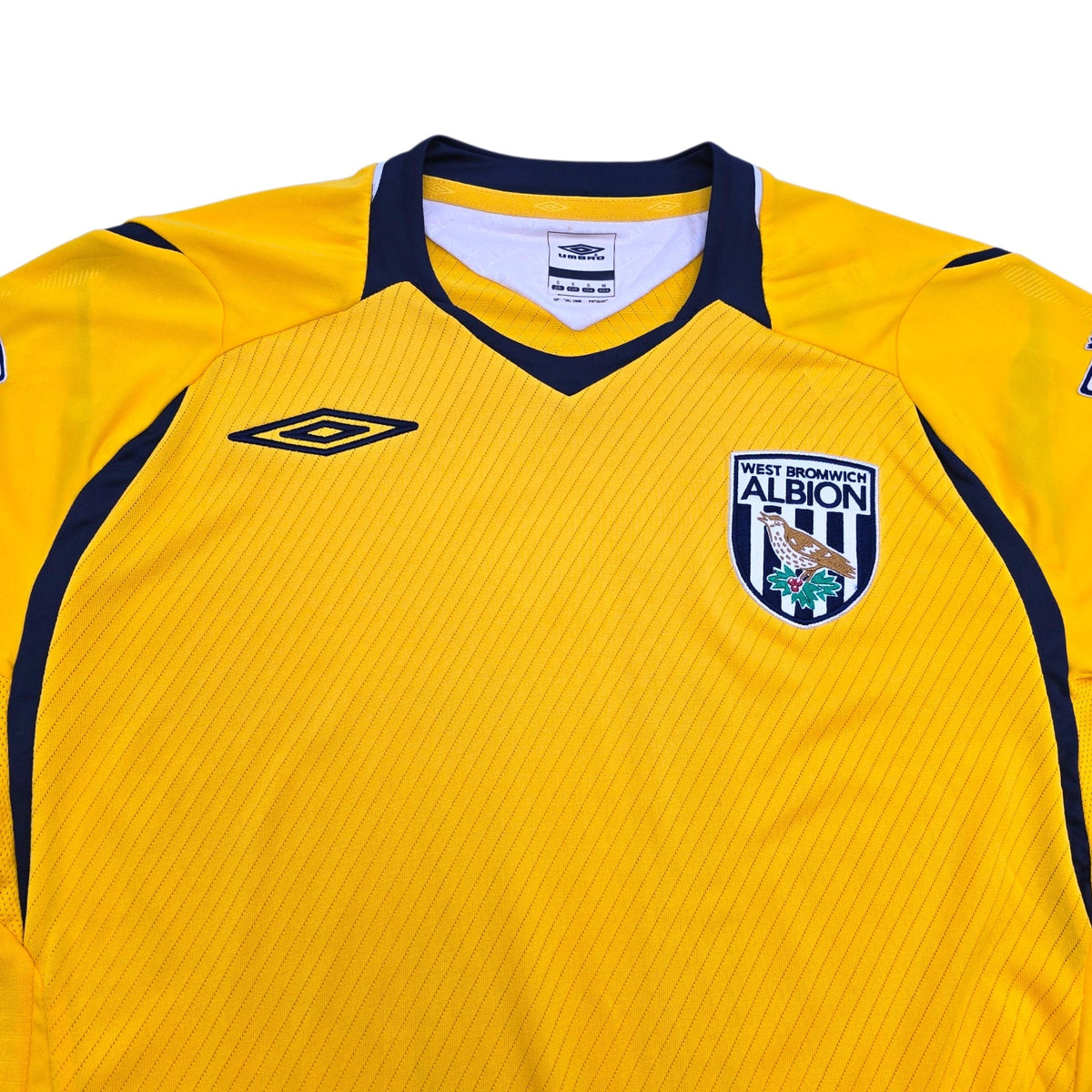 2008/09 West Bromwich Albion Away Football Shirt (S) Umbro 11 Brunt - Football Finery - FF304880